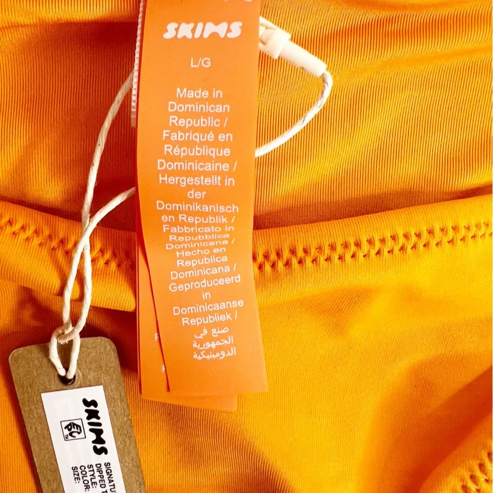 SKIMS Orange‎ String Bikini Bottom NEW